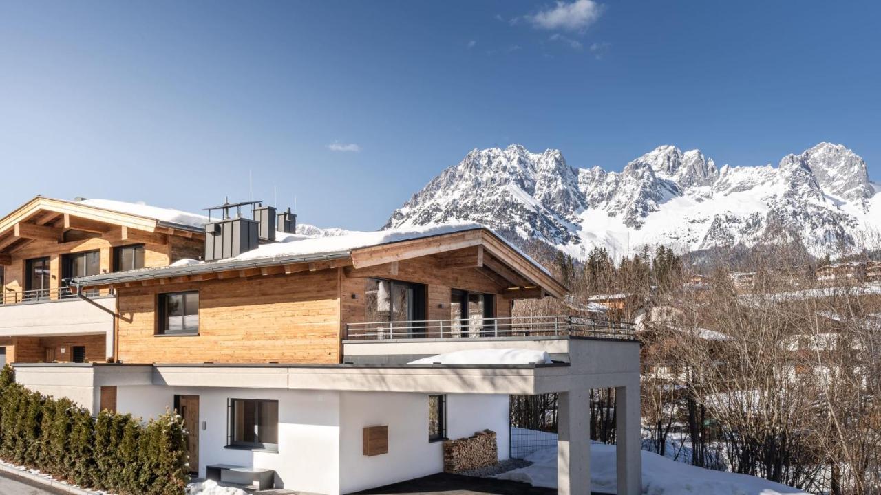 Geniessen Sie Bergblick & Sauna Im Modernen Chalet Going am Wilden Kaiser Eksteriør billede