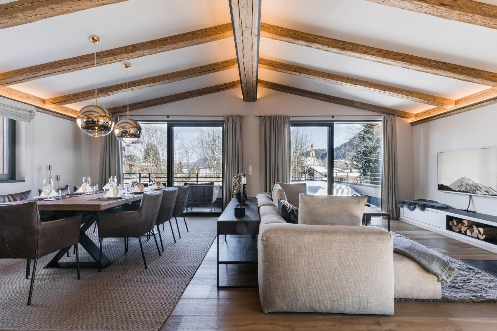 Geniessen Sie Bergblick & Sauna Im Modernen Chalet Going am Wilden Kaiser Eksteriør billede
